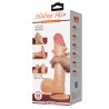 PRETTY LOVE - SERIA SLIDING SKIN REALISTYCZNY DILDO Z PRZYSsawkA 21,8 CM