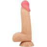 PRETTY LOVE - SERIA SLIDING SKIN REALISTYCZNY DILDO Z PRZYSsawkA 20,6 CM
