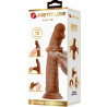 PRETTY LOVE - SHARIFE REALISTYCZNY DILDO 25 CM BRĄZOWY