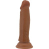 PRETTY LOVE - QUENTIN REALISTYCZNY DILDO 18 CM BRĄZOWY