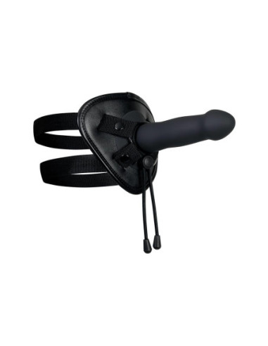 Zdalny wibrator głośnomówiący z 2 rękawami i uprzężą Evolved Heavenly