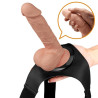 PRETTY LOVE - SZELKI MAJTY UNIWERSALNE SZELKI Z DILDO JERRY 21,8 CM NATURALNY