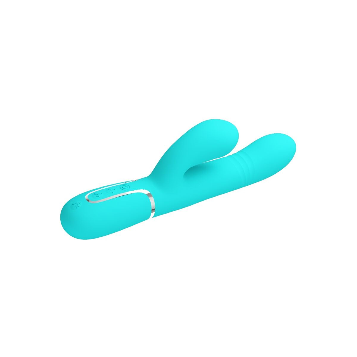 PRETTY LOVE - WIELOFUNKCYJNY WIBRATOR PUNKTU G AQUA GREEN