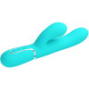 PRETTY LOVE - WIELOFUNKCYJNY WIBRATOR PUNKTU G AQUA GREEN