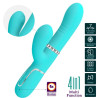 PRETTY LOVE - WIELOFUNKCYJNY WIBRATOR PUNKTU G AQUA GREEN