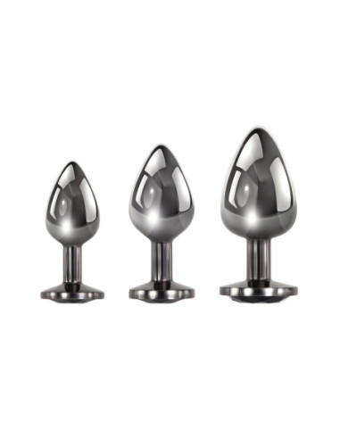 EVOLVED BLACK GEM ANAL PLUG SET