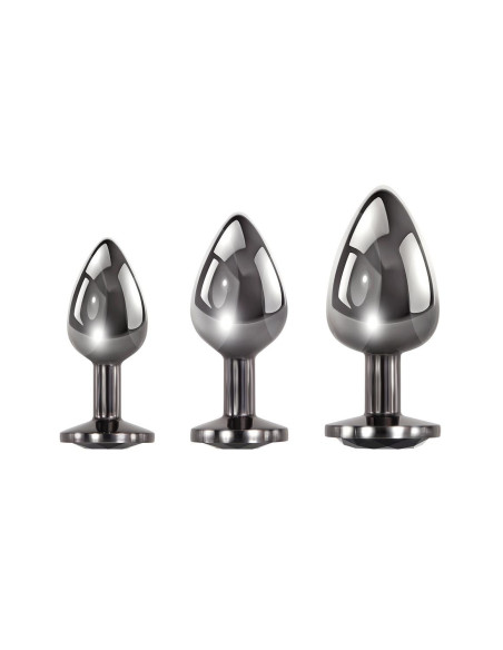 EVOLVED BLACK GEM ANAL PLUG SET