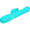 PRETTY LOVE - WIBRATOR KRÓLIK PERLY AQUA ZIELONY