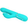PRETTY LOVE - WIBRATOR KRÓLIK PERLY AQUA ZIELONY