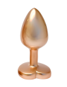 GLEAMING LOVE PEARL GOLD PLUG SMALL - Sklep erotyczny Intymnosc24.pl