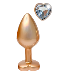 GLEAMING LOVE PEARL GOLD PLUG MEDIUM 2