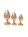 GLEAMING LOVE PEARL GOLD PLUG SET