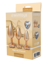 GLEAMING LOVE PEARL GOLD PLUG SET