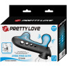 PRETTY LOVE - RĘKAW PENISOWY ŻURAW Z PODUSZKĄ POWIETRZNĄ CZARNY