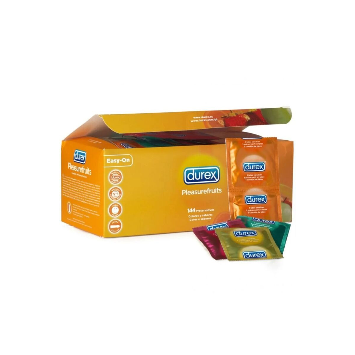 DUREX - OWOCE PRZYJEMNOSCI 144 SZT