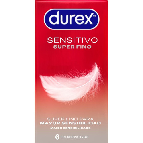 DUREX - SUPER CIENKIE WRAŻLIWE 6 SZTUK