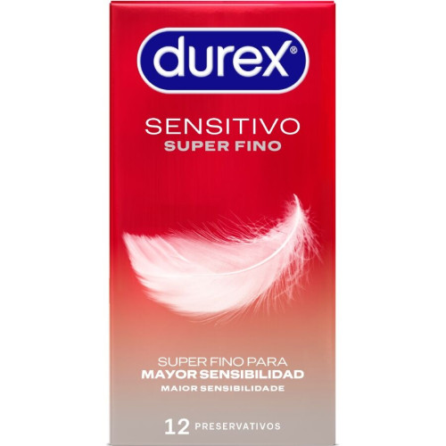 DUREX - SUPER CIENKIE WRAŻLIWE 12 SZTUK