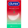 DUREX - SENSITIVO SLIM FIT 10 SZT