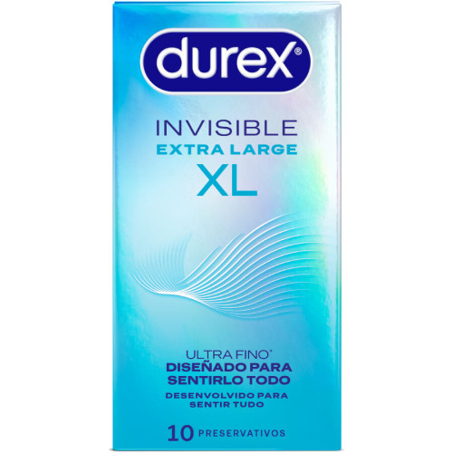 DUREX - NIEWIDOCZNE PREZERWATYWY XL 10 SZTUK