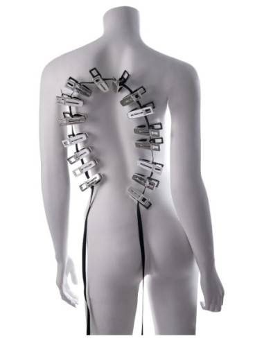 SPORTSHEETS EDGE BODY ZIPPER CLOTHES PINS