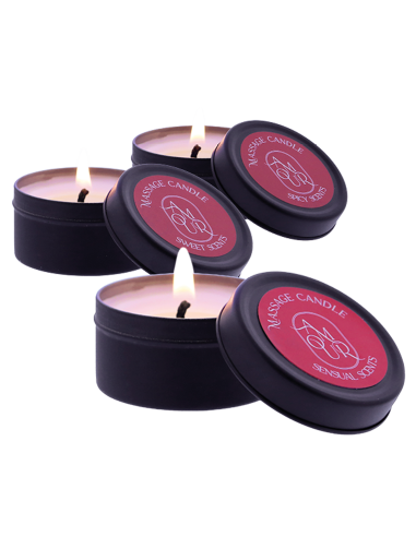 AMOUR MASSAGE CANDLE SET OF 3 SCENTS
