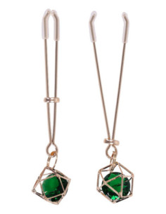 SPORTSHEETS INDICA CRYSTAL NIPPLE CLIPS 2