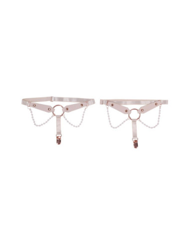 PEACHES N CREAME PEARL GARTERS