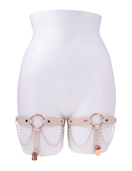 PEACHES N CREAME PEARL GARTERS