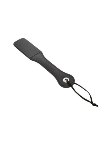 SPORTSHEETS 12 INCH LEATHER SLUT IMPRESSION PADDLE