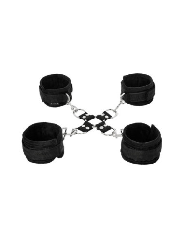 SPORTSHEETS 5 PIECE HOG TIE & CUFF SETT