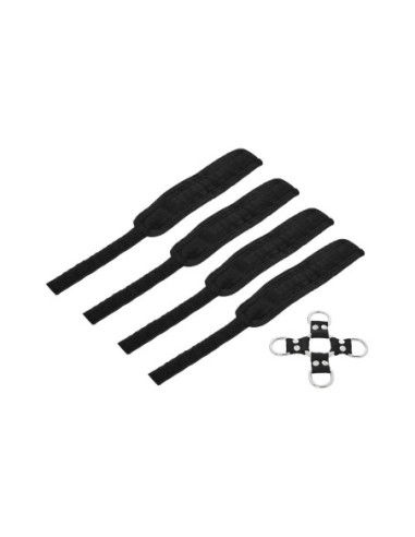 SPORTSHEETS 5 PIECE HOG TIE & CUFF SETT