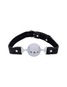 SPORTSHEETS SEX AND MISCHIEF LACE SILICONE BREATHABLE BALL GAG
