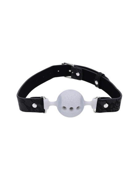 SPORTSHEETS SEX AND MISCHIEF LACE SILICONE BREATHABLE BALL GAG