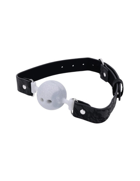 SPORTSHEETS SEX AND MISCHIEF LACE SILICONE BREATHABLE BALL GAG