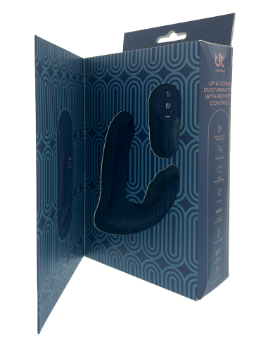 PULZ BLAKE UP & DOWN DUO VIBRATOR WITH REMOTE CONTROL