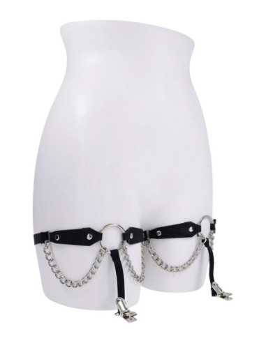 SPORTSHEETS SEX AND MISCHIEF CHAIN LACE GARTERS