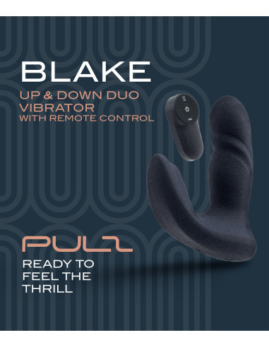 PULZ BLAKE UP & DOWN DUO VIBRATOR WITH REMOTE CONTROL
