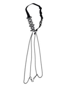 SPORTSHEETS SEX AND MISCHIEF LACE COLLAR WITH NIPPLE TIES 2