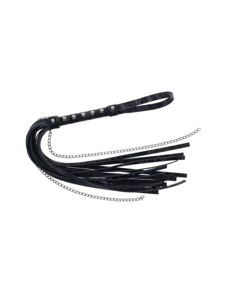 SPORTSHEETS VELVET NOIR CHAIN FLOGGER