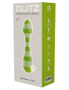 GLITZ GREEN GIRL TRAVEL WAND MASSAGER