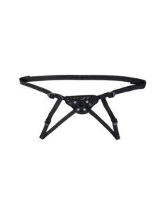 SPORTSHEETS VELVET NOIR STRAP ON