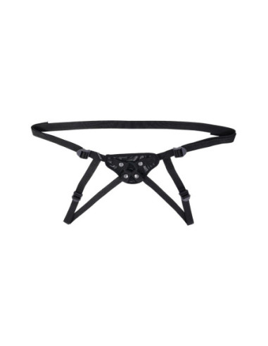 SPORTSHEETS VELVET NOIR STRAP ON