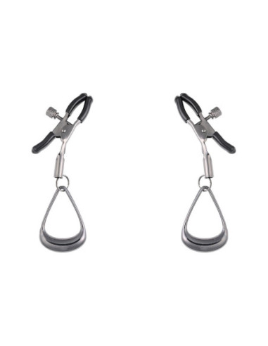 SPORTSHEETS VELVET NOIR TUGGABLE NIPPLE CLAMPS