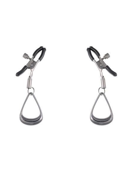 SPORTSHEETS VELVET NOIR TUGGABLE NIPPLE CLAMPS