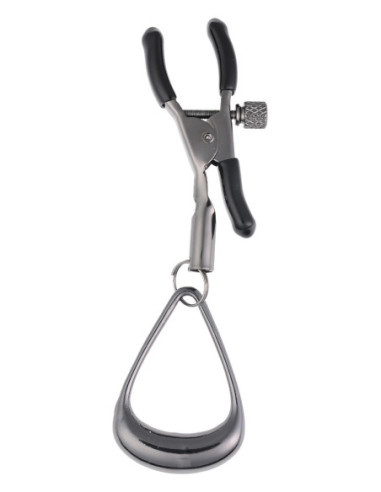 SPORTSHEETS VELVET NOIR TUGGABLE NIPPLE CLAMPS