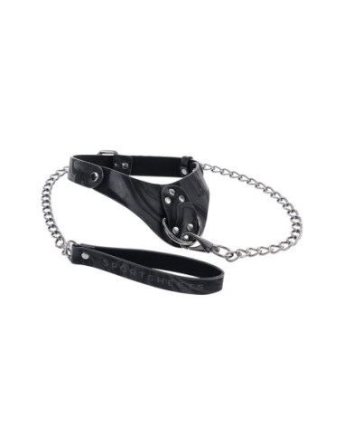 SPORTSHEETS VELVET NOIR COLLAR & LEASH