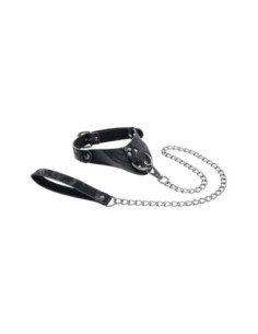 SPORTSHEETS VELVET NOIR COLLAR & LEASH 2