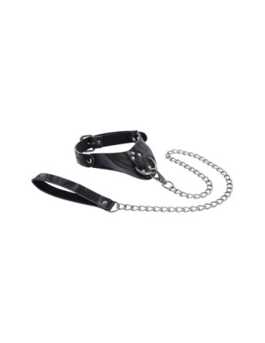 SPORTSHEETS VELVET NOIR COLLAR & LEASH