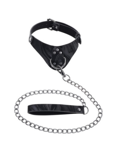 SPORTSHEETS VELVET NOIR COLLAR & LEASH