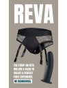 BOLD. REVA STRAP-ON GARTER BRIEF WITH DILDO, M